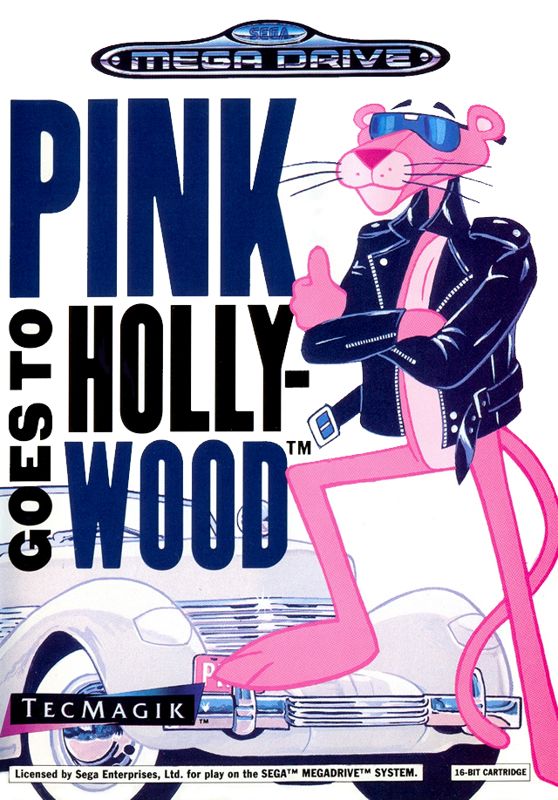 Pink Goes To Hollywood box art for Sega Mega Drive